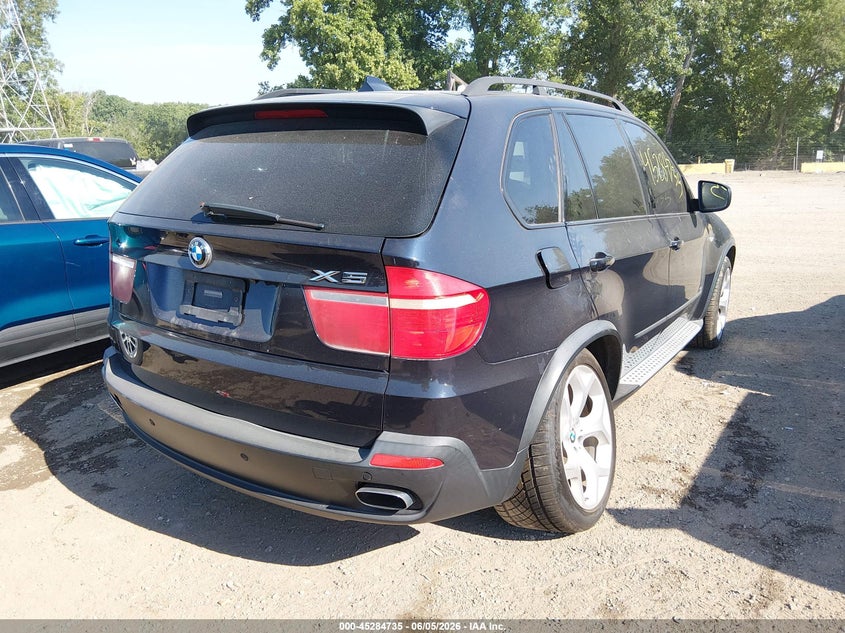 2008 BMW X5 VIN 5UXFE83508L166366 IAAI salvage auction — LEFT SIDE, Clear (Indiana), sold $475 on 2026-07-22 (photo 4)