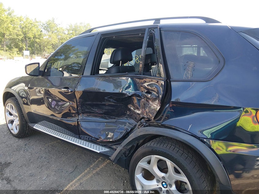 2008 BMW X5 VIN 5UXFE83508L166366 IAAI salvage auction — LEFT SIDE, Clear (Indiana), sold $475 on 2026-07-22 (photo 6)