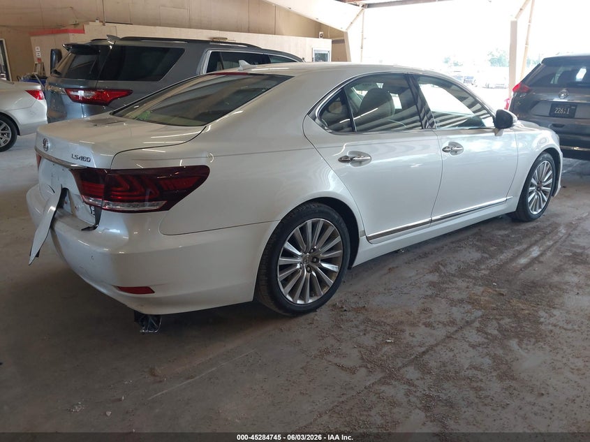 2013 Lexus Ls VIN JTHBL5EF8D5120078 IAAI salvage auction — REAR END, Salvage Title, sold $6,300 on 2026-07-11 (photo 4)