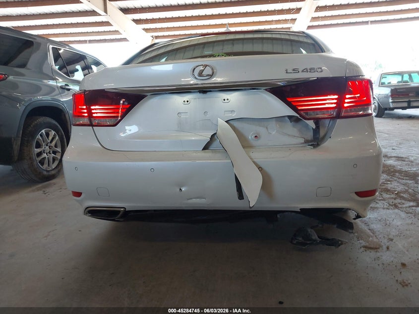 2013 Lexus Ls VIN JTHBL5EF8D5120078 IAAI salvage auction — REAR END, Salvage Title, sold $6,300 on 2026-07-11 (photo 6)