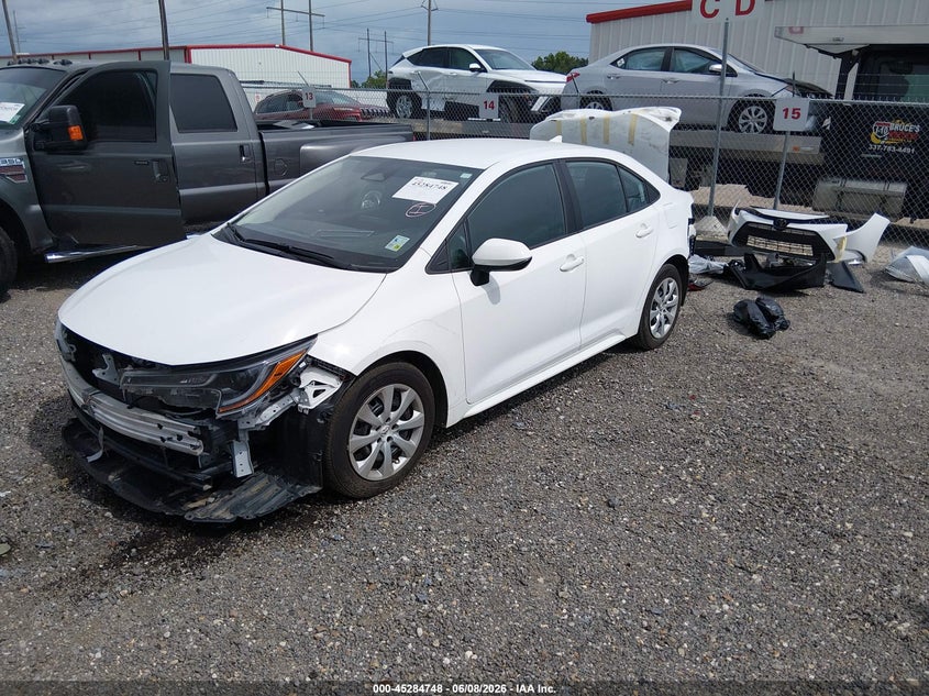 2023 Toyota Corolla VIN 5YFB4MDE2PP009650 IAAI salvage auction — FRONT & REAR, Salvage Title, sold $4,100 on 2026-07-29 (photo 2)