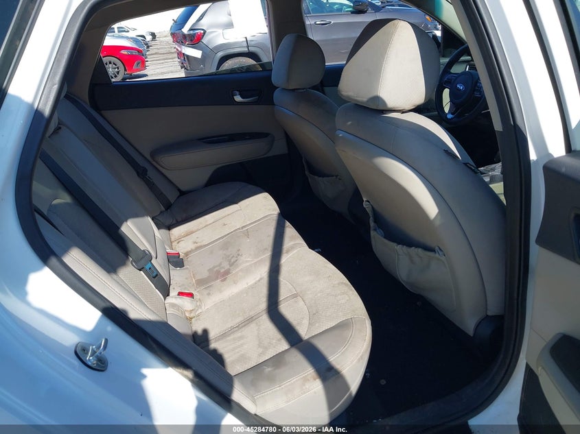 2016 Kia Optima VIN 5XXGT4L39GG053193 IAAI salvage auction — FRONT END, Salvage Title, sold $1,025 on 2026-07-08 (photo 8)