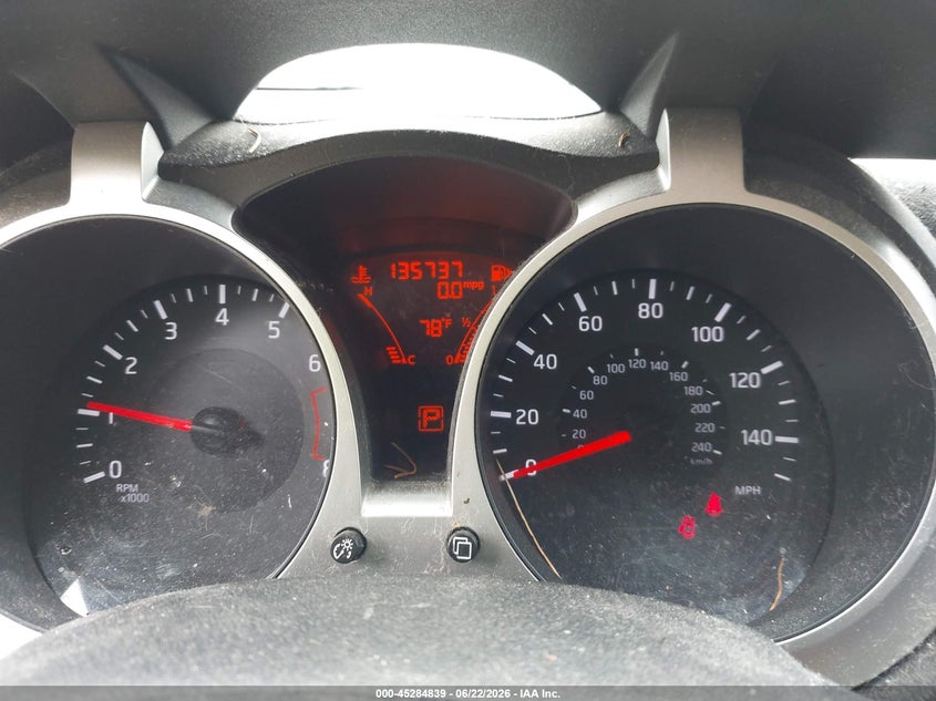 2014 Nissan Juke VIN JN8AF5MR5ET453520 IAAI salvage auction — RIGHT SIDE, Salvage (Tennessee), sold $625 on 2026-07-15 (photo 7)