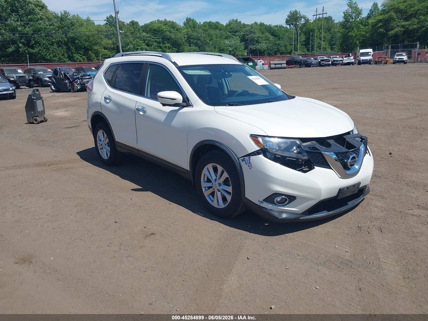 2016 Nissan Rogue VIN JN8AT2MV9GW143103 IAAI salvage auction — FRONT END, Salvage Title, sold $2,275 on 2026-07-15 (photo 1)