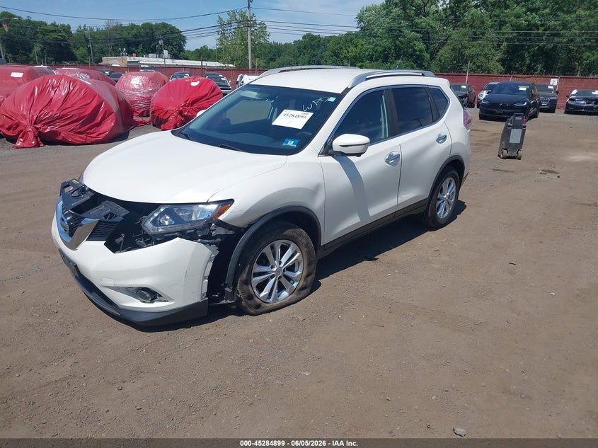 2016 Nissan Rogue VIN JN8AT2MV9GW143103 IAAI salvage auction — FRONT END, Salvage Title, sold $2,275 on 2026-07-15 (photo 2)
