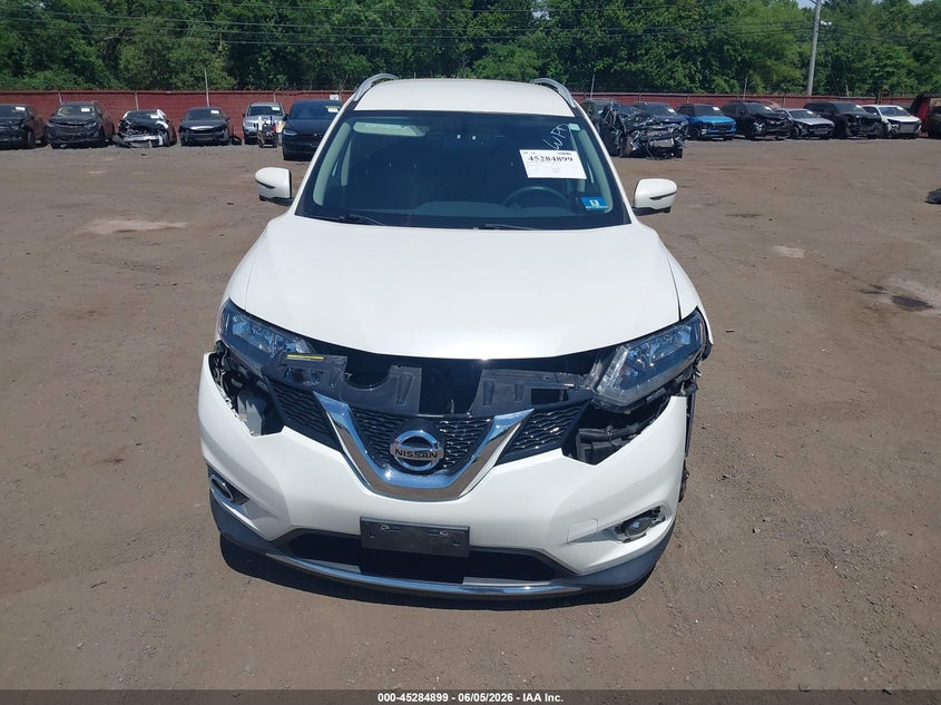 2016 Nissan Rogue VIN JN8AT2MV9GW143103 IAAI salvage auction — FRONT END, Salvage Title, sold $2,275 on 2026-07-15 (photo 6)