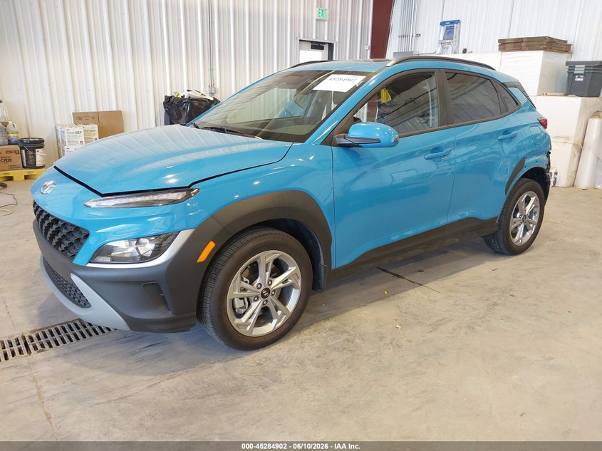 2022 Hyundai Kona VIN KM8K3CAB3NU914417 IAAI salvage auction — RIGHT REAR, Salvage (Utah), sold $5,650 on 2026-07-20 (photo 2)