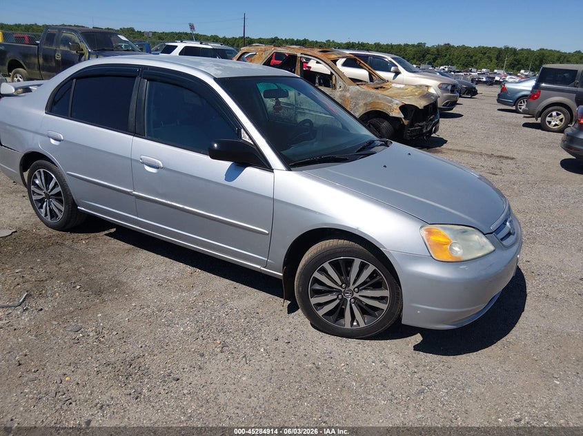 2003 Honda Civic VIN 2HGES155X3H549698 IAAI salvage auction — UNKNOWN, Salvage - Greater Than 75% (Maryland), sold $375 on 2026-07-27 (photo 1)