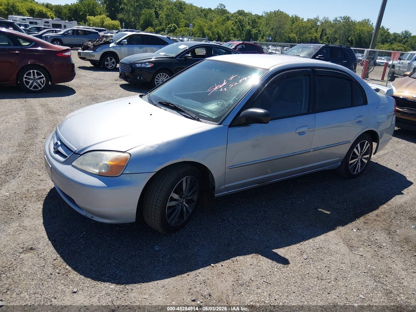 2003 Honda Civic VIN 2HGES155X3H549698 IAAI salvage auction — UNKNOWN, Salvage - Greater Than 75% (Maryland), sold $375 on 2026-07-27 (photo 2)