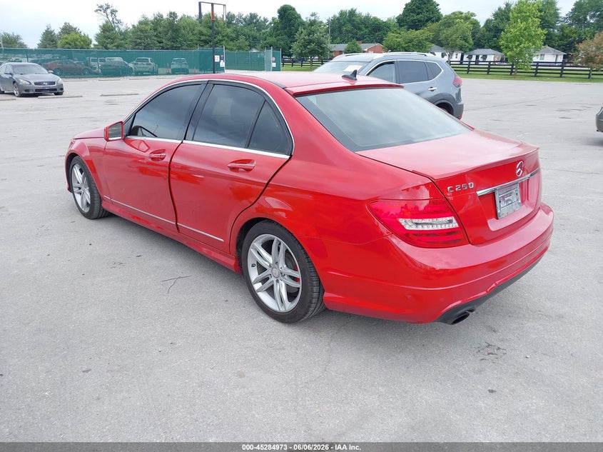 2014 Mercedes-benz C-klasse VIN WDDGF4HB6EA947075 IAAI salvage auction — FRONT END, Salvage Title, sold $2,800 on 2026-07-13 (photo 3)