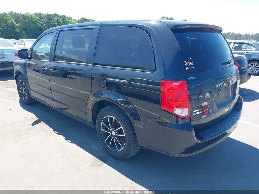 2017 Dodge Caravan VIN 2C4RDGCG4HR834187 IAAI salvage auction — FRONT END, Salvage Title, sold $1,300 on 2026-07-23 (photo 3)