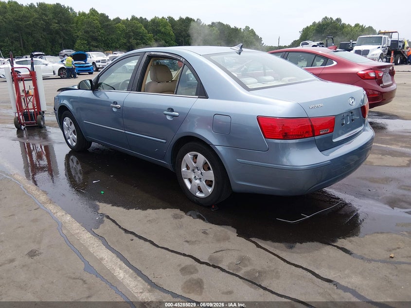 2009 Hyundai Sonata VIN 5NPET46C99H495286 IAAI salvage auction — FRONT END, Salvage (North Carolina), sold $475 on 2026-07-08 (photo 3)