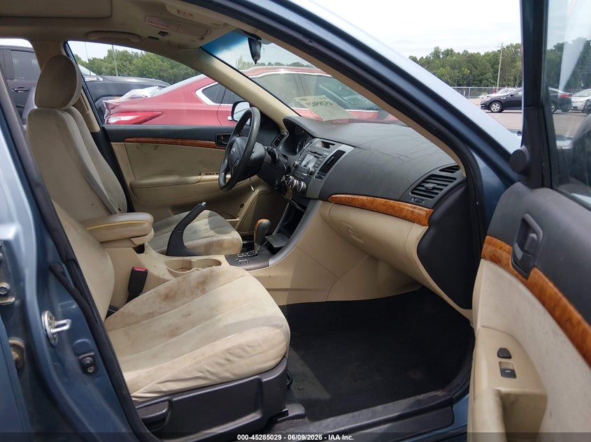 2009 Hyundai Sonata VIN 5NPET46C99H495286 IAAI salvage auction — FRONT END, Salvage (North Carolina), sold $475 on 2026-07-08 (photo 5)