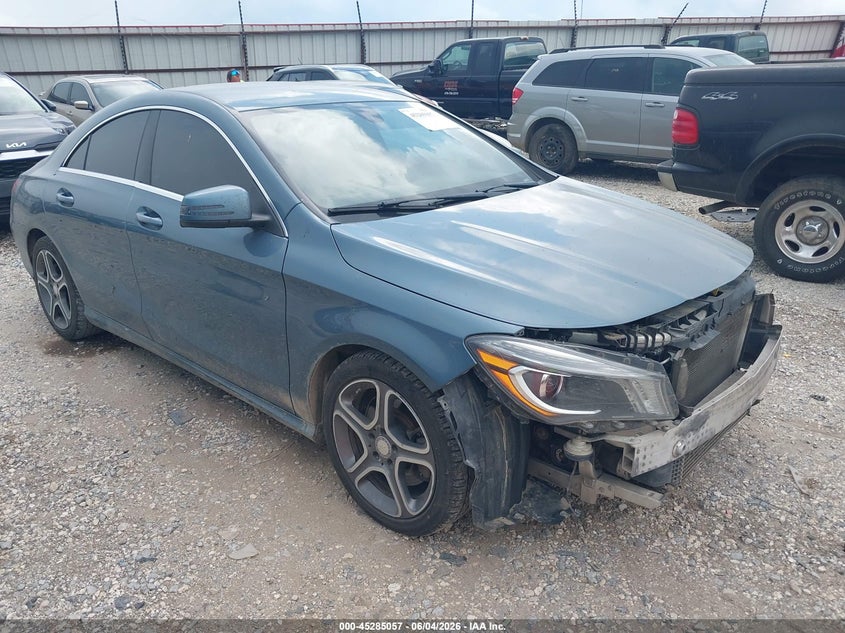 2014 Mercedes-benz Cla-klasse VIN WDDSJ4EBXEN047589 IAAI salvage auction — FRONT END, Salvage Title, sold $1,300 on 2026-08-13 (photo 1)