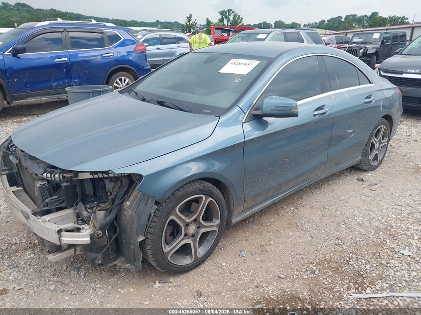 2014 Mercedes-benz Cla-klasse VIN WDDSJ4EBXEN047589 IAAI salvage auction — FRONT END, Salvage Title, sold $1,300 on 2026-08-13 (photo 2)