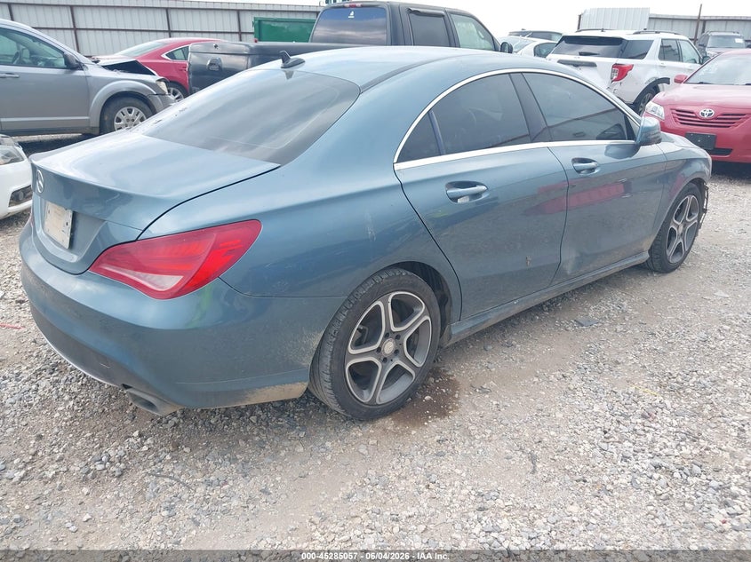 2014 Mercedes-benz Cla-klasse VIN WDDSJ4EBXEN047589 IAAI salvage auction — FRONT END, Salvage Title, sold $1,300 on 2026-08-13 (photo 4)