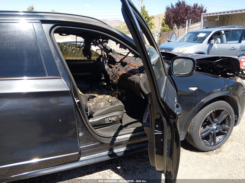2013 BMW X3 VIN 5UXWX7C50DL978376 IAAI salvage auction — INTERIOR BURN, Salvage (Nevada), sold $25 on 2026-07-31 (photo 5)