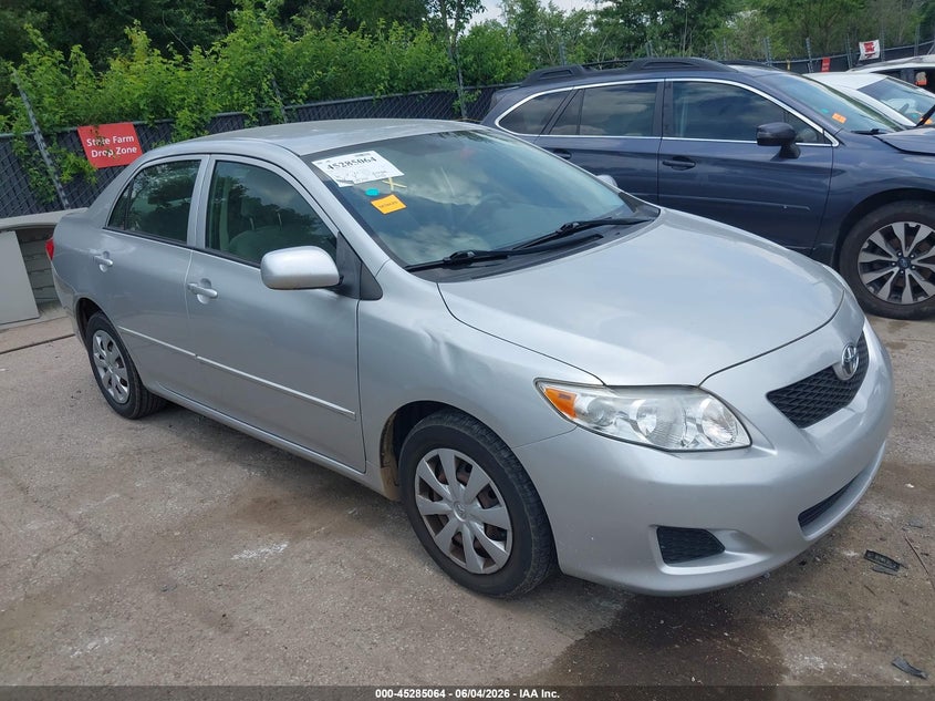 2010 Toyota Corolla VIN JTDBU4EE3A9119389 IAAI salvage auction — LEFT REAR, Salvage (Kansas), sold $1,850 on 2026-07-22 (photo 1)