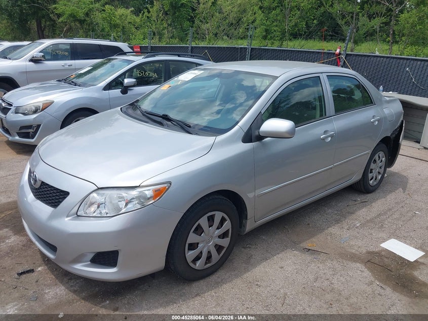 2010 Toyota Corolla VIN JTDBU4EE3A9119389 IAAI salvage auction — LEFT REAR, Salvage (Kansas), sold $1,850 on 2026-07-22 (photo 2)