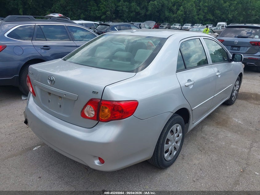 2010 Toyota Corolla VIN JTDBU4EE3A9119389 IAAI salvage auction — LEFT REAR, Salvage (Kansas), sold $1,850 on 2026-07-22 (photo 4)