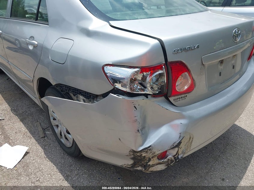 2010 Toyota Corolla VIN JTDBU4EE3A9119389 IAAI salvage auction — LEFT REAR, Salvage (Kansas), sold $1,850 on 2026-07-22 (photo 6)