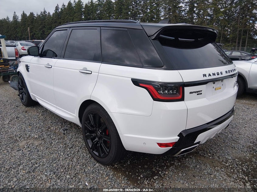2020 Land rover Range rover sport VIN SALWS2RU6LA733358 IAAI salvage auction — FRONT END, Salvage Title, sold $11,100 on 2026-07-29 (photo 3)