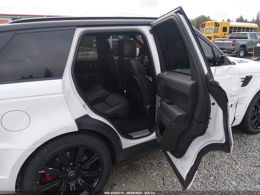 2020 Land rover Range rover sport VIN SALWS2RU6LA733358 IAAI salvage auction — FRONT END, Salvage Title, sold $11,100 on 2026-07-29 (photo 8)
