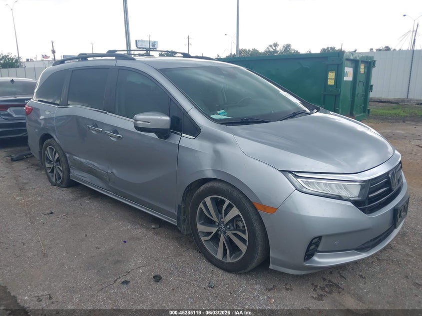 2022 Honda Odyssey VIN 5FNRL6H89NB040050 — IAAI salvage auction photo