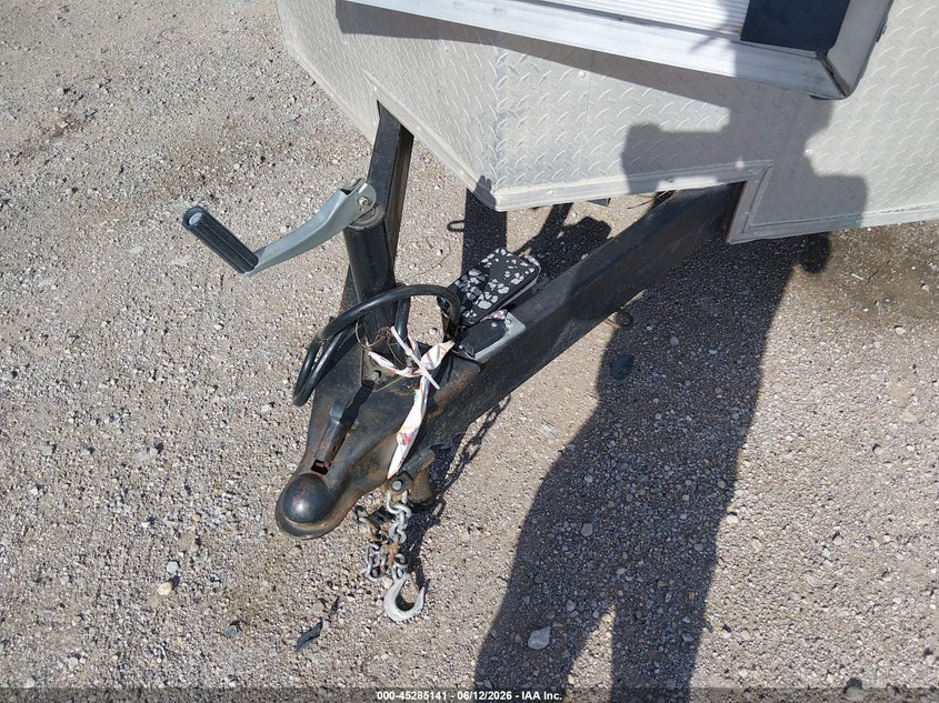 2023 Quality 10' cargo enclosed VIN 50ZBE1010PP044763 IAAI salvage auction — SIDE, Salvage (Texas), sold $600 on 2026-07-29 (photo 7)