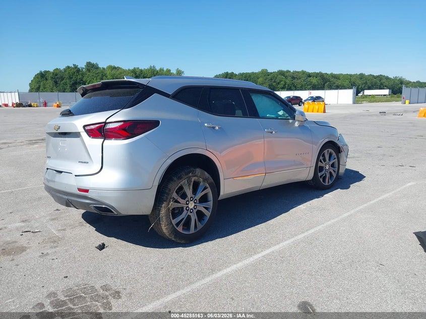 2021 Chevrolet Blazer VIN 3GNKBFRS8MS506787 IAAI salvage auction — FRONT END, Salvage (Indiana), sold $2,650 on 2026-08-22 (photo 4)