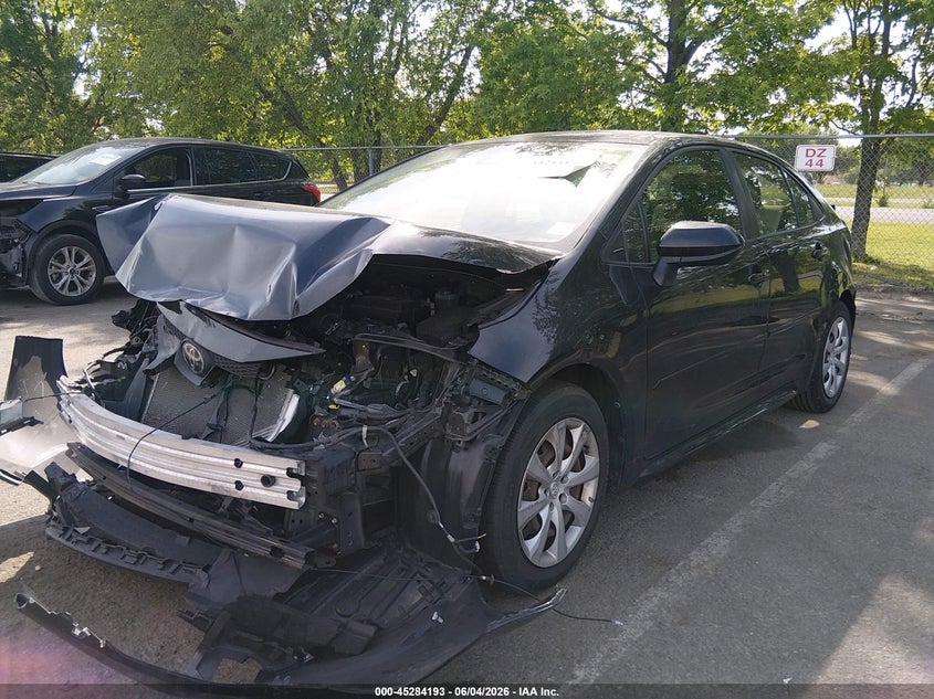 2020 Toyota Corolla VIN JTDEPRAE4LJ078117 IAAI salvage auction — FRONT & REAR, Salvage (New Jersey), sold $1,600 on 2026-07-27 (photo 2)