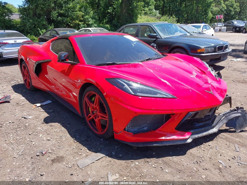 2021 Chevrolet Corvette Stingray VIN 1G1YC2D45M5108635 — IAAI salvage auction photo