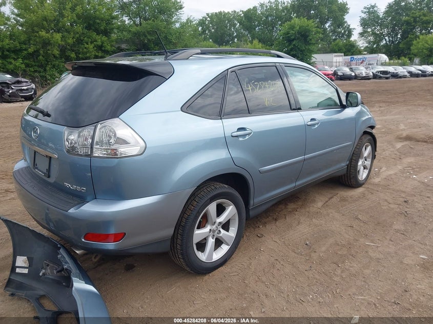 2007 Lexus Rx 350 VIN 2T2HK31U87C029337 IAAI salvage auction — FRONT END, Prior Salvage (Minnesota), sold $1,200 on 2026-08-29 (photo 4)