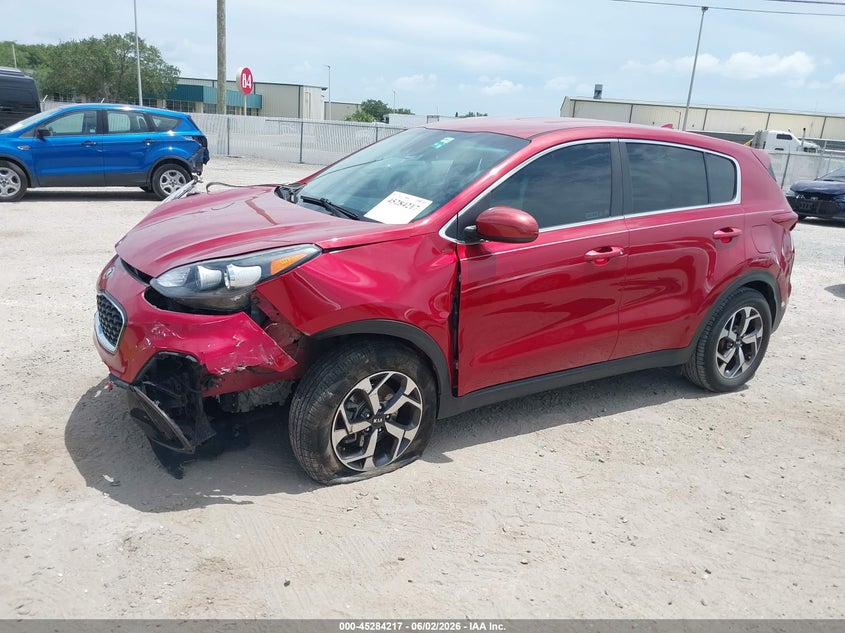 2020 Kia Sportage VIN KNDPM3AC1L7790210 IAAI salvage auction — FRONT END, Salvage Title, sold $1,825 on 2026-07-07 (photo 2)