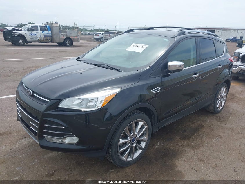 2014 Ford Escape VIN 1FMCU9G95EUD09145 IAAI salvage auction — RIGHT FRONT, Salvage Title, sold $1,100 on 2026-07-10 (photo 2)