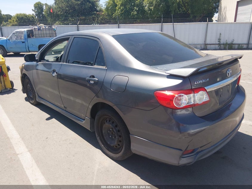 2012 Toyota Corolla VIN 5YFBU4EE8CP024100 IAAI salvage auction — NORMAL WEAR, Clear - Dealer Only (California), sold $1,875 on 2026-07-14 (photo 3)