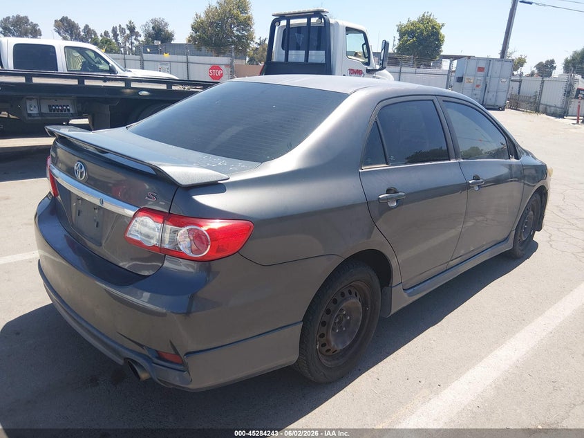 2012 Toyota Corolla VIN 5YFBU4EE8CP024100 IAAI salvage auction — NORMAL WEAR, Clear - Dealer Only (California), sold $1,875 on 2026-07-14 (photo 4)