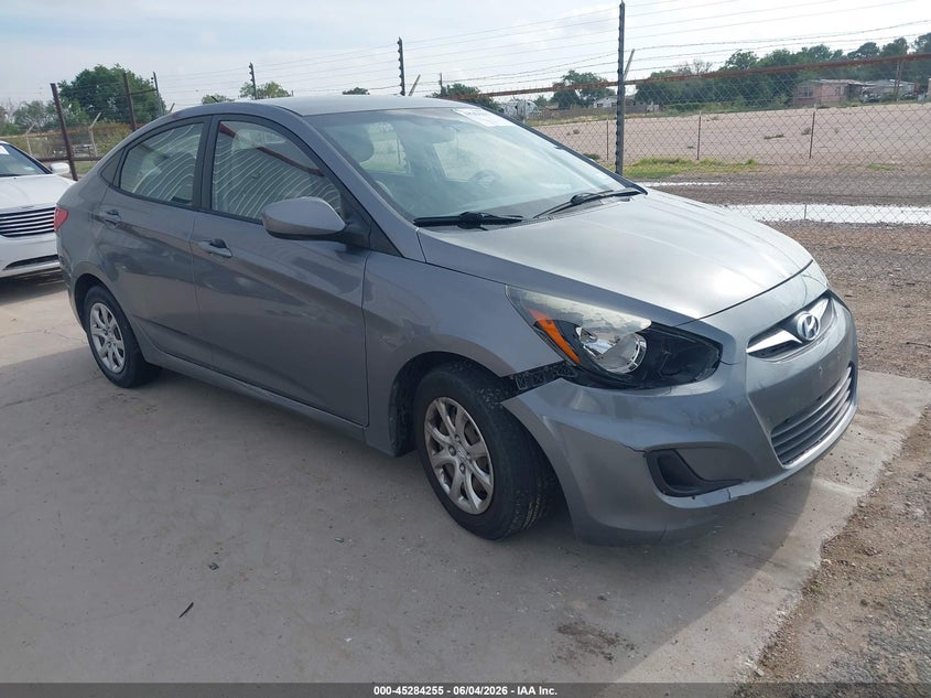 2014 Hyundai Accent VIN KMHCT4AE3EU760568 IAAI salvage auction — FRONT END, Salvage Title, sold $325 on 2026-07-09 (photo 1)