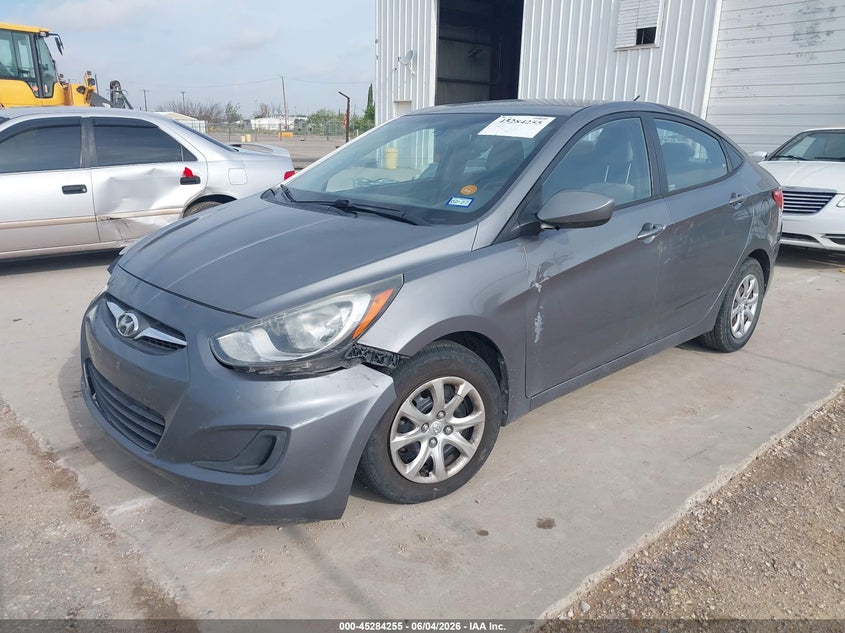 2014 Hyundai Accent VIN KMHCT4AE3EU760568 IAAI salvage auction — FRONT END, Salvage Title, sold $325 on 2026-07-09 (photo 2)