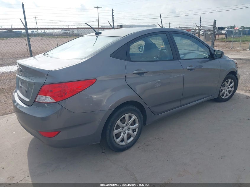 2014 Hyundai Accent VIN KMHCT4AE3EU760568 IAAI salvage auction — FRONT END, Salvage Title, sold $325 on 2026-07-09 (photo 4)