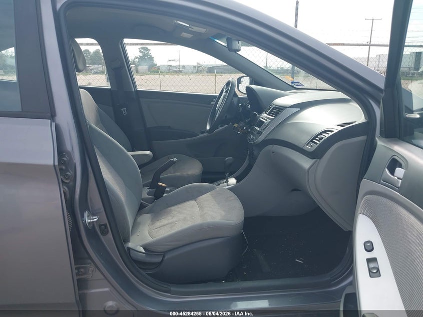 2014 Hyundai Accent VIN KMHCT4AE3EU760568 IAAI salvage auction — FRONT END, Salvage Title, sold $325 on 2026-07-09 (photo 5)