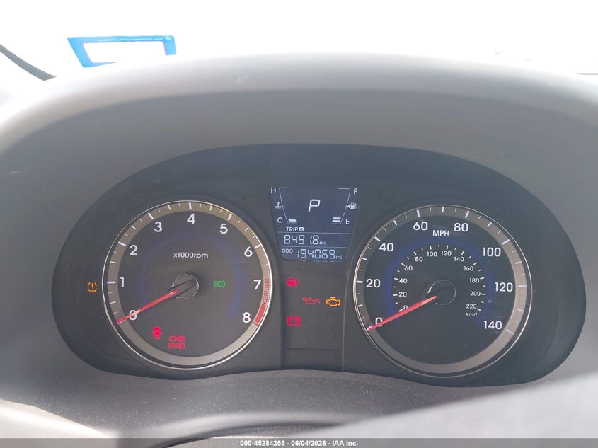 2014 Hyundai Accent VIN KMHCT4AE3EU760568 IAAI salvage auction — FRONT END, Salvage Title, sold $325 on 2026-07-09 (photo 7)