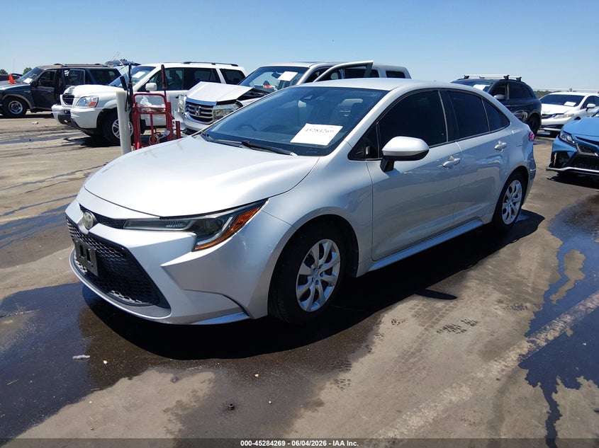 2020 Toyota Corolla VIN 5YFEPRAE9LP071160 IAAI salvage auction — RIGHT SIDE, Salvage Title, sold $4,500 on 2026-07-08 (photo 2)