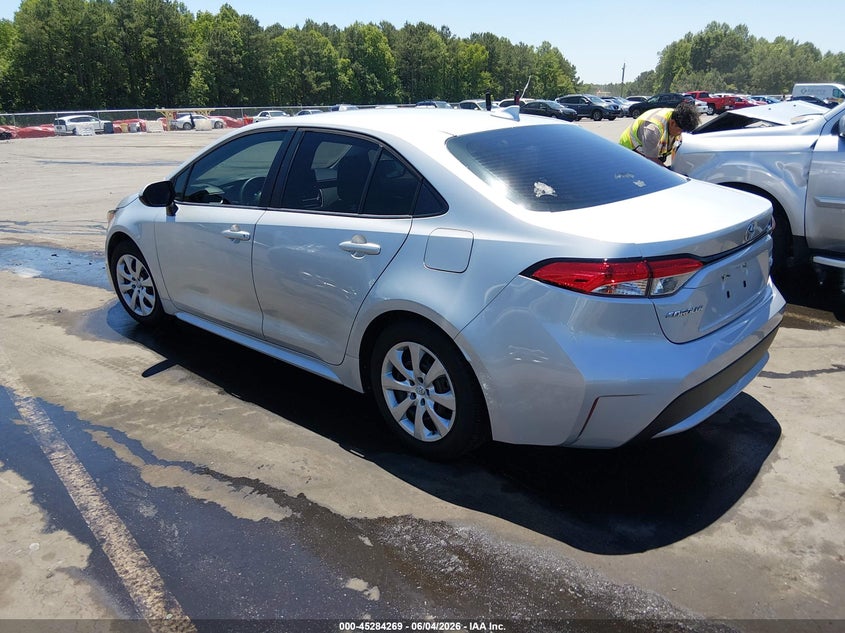 2020 Toyota Corolla VIN 5YFEPRAE9LP071160 IAAI salvage auction — RIGHT SIDE, Salvage Title, sold $4,500 on 2026-07-08 (photo 3)