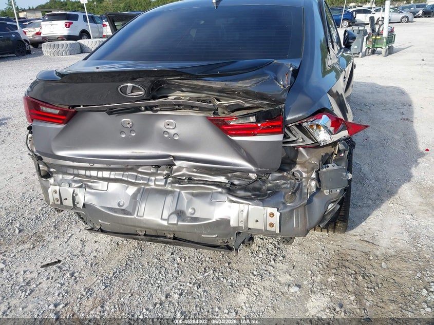 2015 Lexus Is VIN JTHBF1D20F5063263 IAAI salvage auction — REAR END, Salvage Title, sold $1,050 on 2026-07-16 (photo 6)