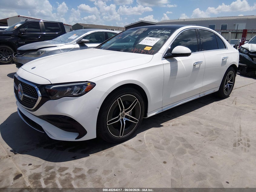 2026 Mercedes-benz E-class VIN W1KLF4GB9TA259956 IAAI salvage auction — REAR END, Original (Texas), sold $36,550 on 2026-10-06 (photo 2)
