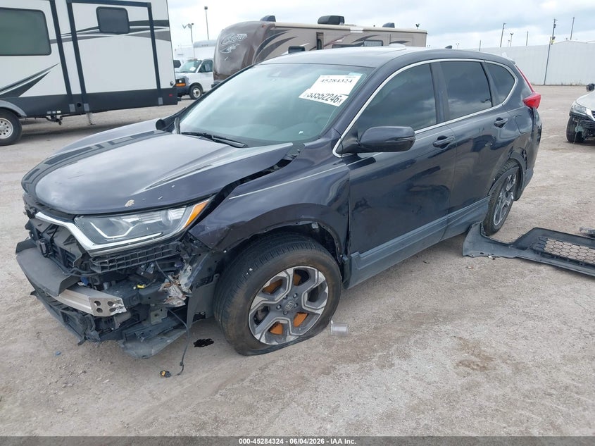 2017 Honda Cr-v VIN 7FARW1H54HE012181 IAAI salvage auction — UNKNOWN, Salvage (Texas), sold $2,900 on 2026-07-22 (photo 2)