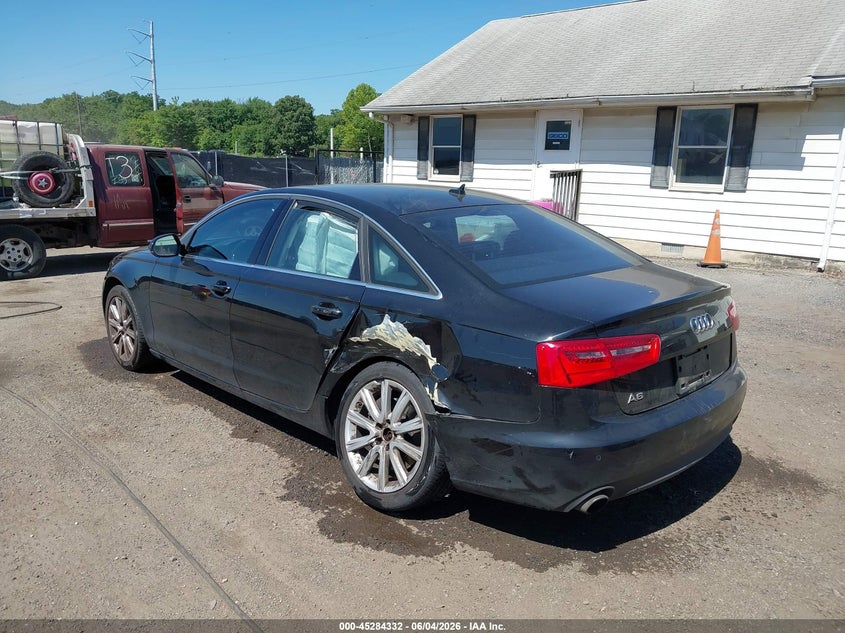 2014 Audi A6 VIN WAUGFAFC4EN164492 IAAI salvage auction — LEFT REAR, Salvage Title, sold $1,425 on 2026-07-15 (photo 3)