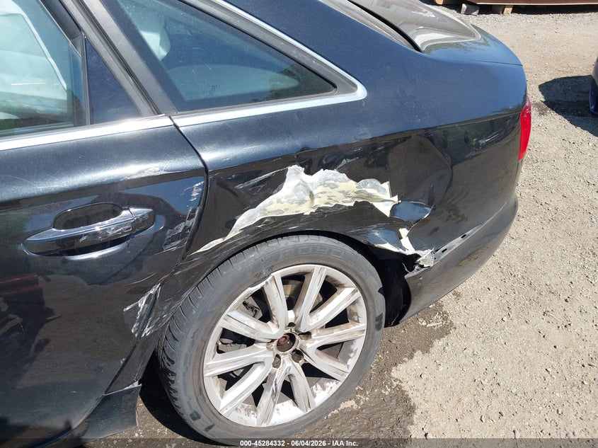 2014 Audi A6 VIN WAUGFAFC4EN164492 IAAI salvage auction — LEFT REAR, Salvage Title, sold $1,425 on 2026-07-15 (photo 6)