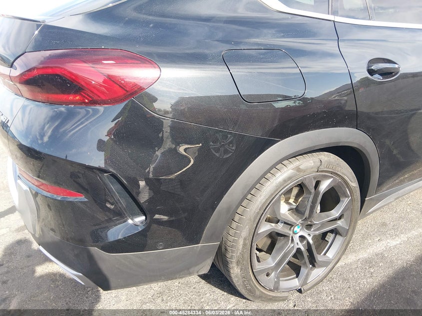 2020 BMW X6 VIN 5UXCY4C0XL9C43258 IAAI salvage auction — REAR END, Salvage (Nevada), sold $16,800 on 2026-07-29 (photo 6)